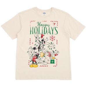 Mickey Mouse Christmas Men's T-Shirt in Beige