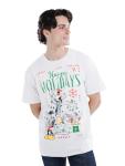 Mickey Mouse Christmas Men's T-Shirt in Beige