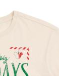 Mickey Mouse Christmas Men's T-Shirt in Beige