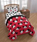 Mickey Mouse Cute Faces Twin Bed Set