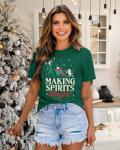 Disney Women's Christmas Spirit Shirt for Parties