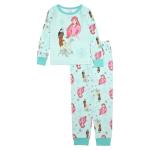 Disney Princess Holiday Pajama Set for Girls, 3T