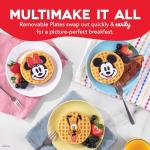 Disney Dash Mini Waffle Maker with Mickey Plates