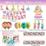 Disney Princess Party Supplies Set for Kids Birthdays