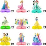 Disney Princess Birthday Party Honeycomb Centerpieces Set
