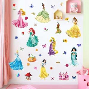 Princess Castle Wall Decals for Kids' Rooms
