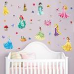 Princess Castle Wall Decals for Kids' Rooms