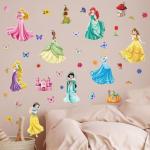 Princess Castle Wall Decals for Kids' Rooms