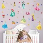 Princess Castle Wall Decals for Kids' Rooms