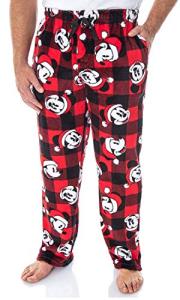 Disney Mickey Mouse Plaid Fleece Pajama Pants