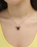 Minnie Mouse Jewelry Set - Necklace & Earrings