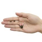 Minnie Mouse Jewelry Set - Necklace & Earrings