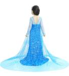Elsa Dress Costume for Girls - Sparkly Blue