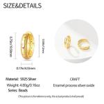 Disney Colorful Star Dot Hoop Earrings for Her