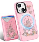Kawaii Disney Castle iPhone 14/13 Case with Wallet