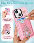 Kawaii Disney Castle iPhone 14/13 Case with Wallet