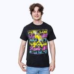 Goofy Movie Powerline Tour Adult T-Shirt - Black