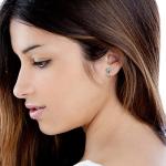 Minnie Mouse December Birthstone Stud Earrings