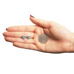 Minnie Mouse December Birthstone Stud Earrings