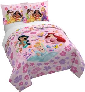 Disney Princess Pink 3-Piece Kids Duvet Set