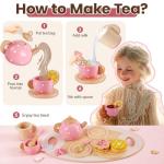 Disney Princess Wooden Tea Party Set for Kids