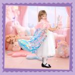Meland Girls' Princess Dress Up Set with Cape