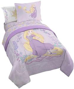 Disney Princess Rapunzel Twin Comforter Set with Sheets