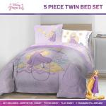Disney Princess Rapunzel Twin Comforter Set with Sheets