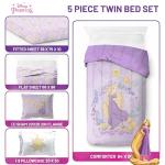Disney Princess Rapunzel Twin Comforter Set with Sheets
