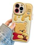 Cute Bear Cartoon Case for iPhone 15 Pro Max
