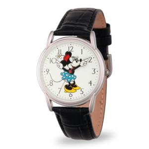 Minnie Mouse Women's Stylish Watch with Leather Strap