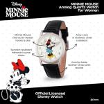 Minnie Mouse Women's Stylish Watch with Leather Strap