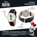 Minnie Mouse Women's Stylish Watch with Leather Strap