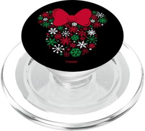 Minnie Mouse Holiday Snowflake PopSocket for MagSafe
