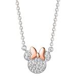 Minnie Mouse Cubic Zirconia Pendant Necklace