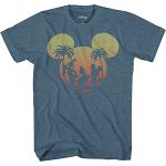Mickey, Donald & Goofy Sunset Graphic T-Shirt