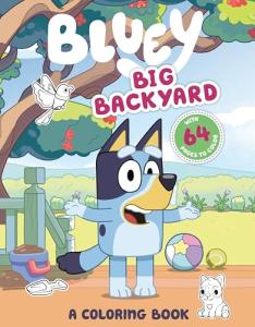 Bluey Big Backyard Coloring Adventure Book