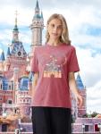 Disney Women's Magic Kingdom Castle T-Shirt - Pink
