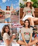 Magical Animal Kingdom Christmas Tee for Women