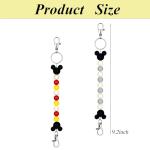 Disney Mouse Ear Holder Keychain Lanyard Set
