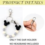 Disney Mouse Ear Holder Keychain Lanyard Set