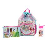 Disney Princess Youth Beach Backpack Set with Bottle