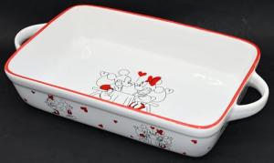 Mickey and Minnie Rectangular Bake Dish