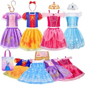 Meland Princess Dress Up Clothes for Girls