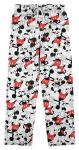 Disney Mickey Mouse White Pajama Pants for Men