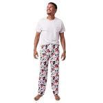 Disney Mickey Mouse White Pajama Pants for Men