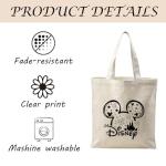 Cute Disney Mouse Canvas Tote Bag for Women