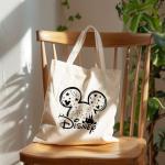 Cute Disney Mouse Canvas Tote Bag for Women