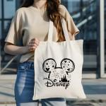 Cute Disney Mouse Canvas Tote Bag for Women