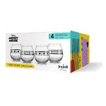 Mickey Mouse Stemless Wine Glasses Set of 4